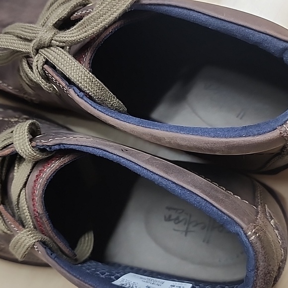 Clark's Vargo Rise Dark Brown Leather Boots 10M - Picture 5 of 5